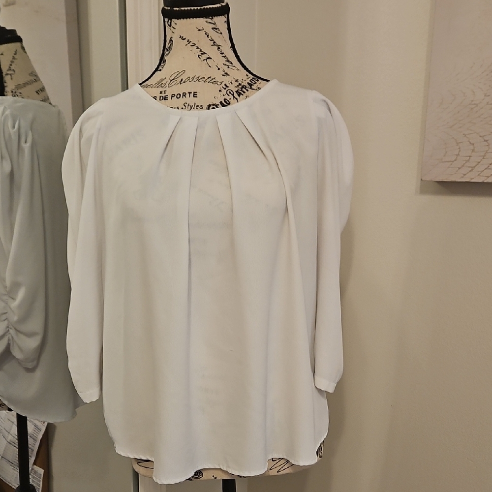 Chic White Women's Blouse